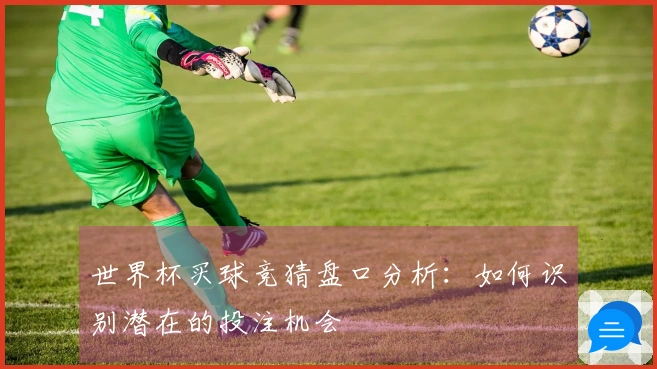 世界杯买球竞猜盘口分析：如何识别潜在的投注机会